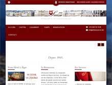 Tablet Screenshot of hotelsuisse-dz.com